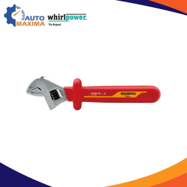 Insulated Adjustable Wrench, CR-V, In Bulk