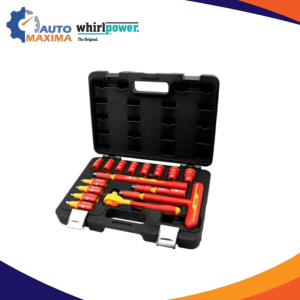 Insulated Socket & Tool Set, 16pc in Blow Case