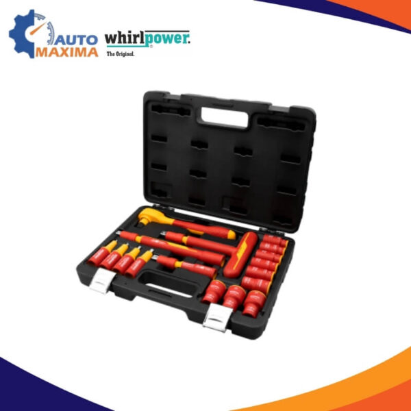 Insulated Socket & Tool Set, 17pc in Blow Case